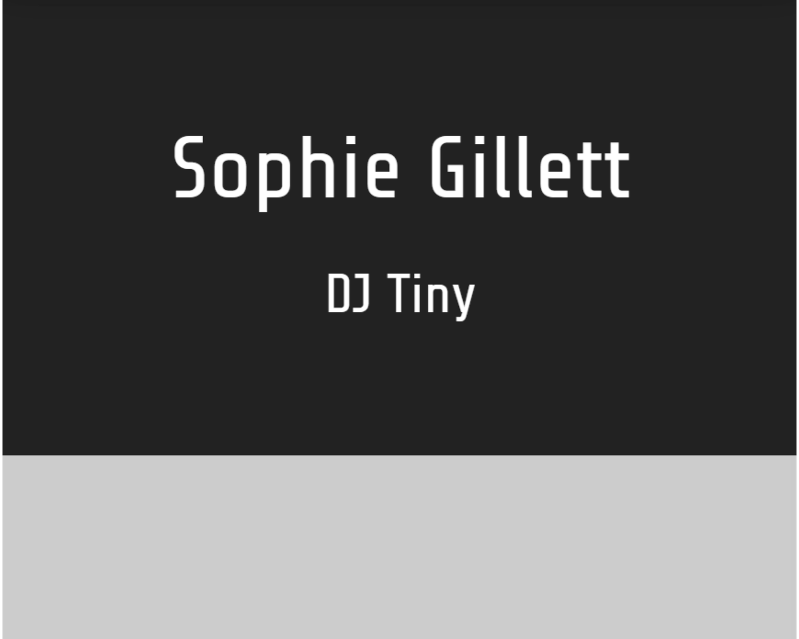Sophie Gillett